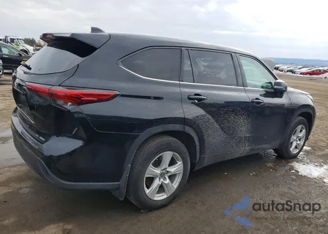 2020 Toyota Highlander из США, поврежденный, VIN 5TDBZRBH1LS502412